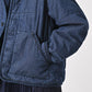 45R Indigo 45 Petit Denim 908 Stand Collar Blouson Distressed