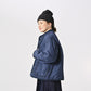 45R Indigo 45 Petit Denim 908 Stand Collar Blouson Distressed