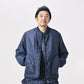 45R Indigo 45 Petit Denim 908 Stand Collar Blouson Distressed