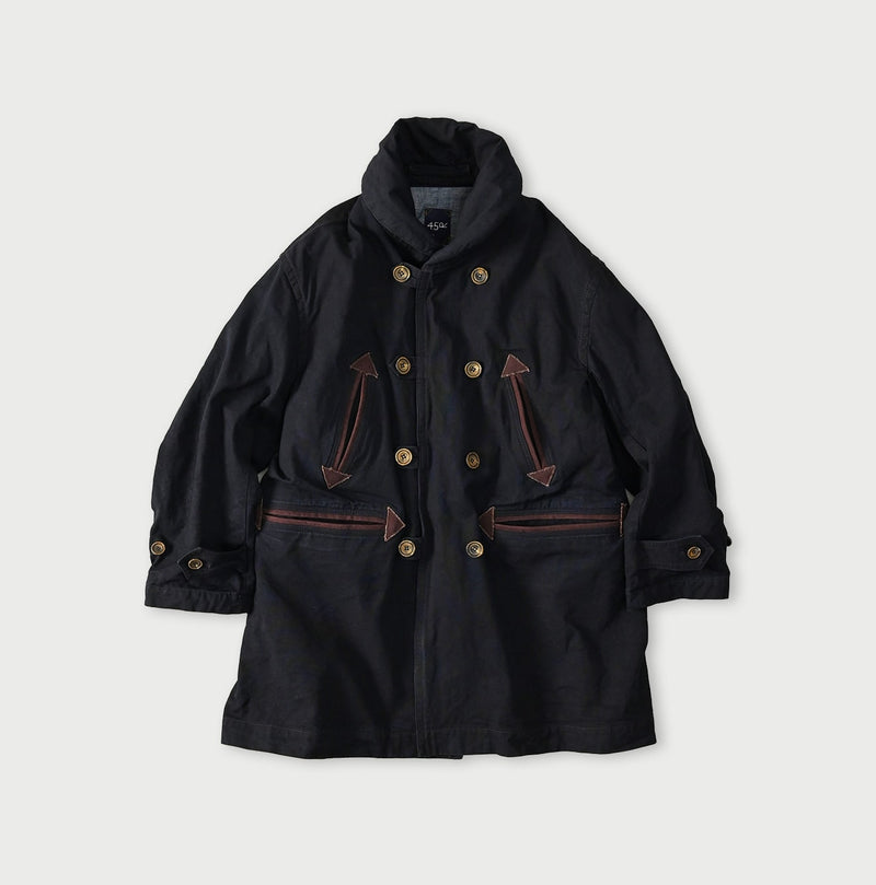 45R Indigo High-Density Duck Canadian Coat