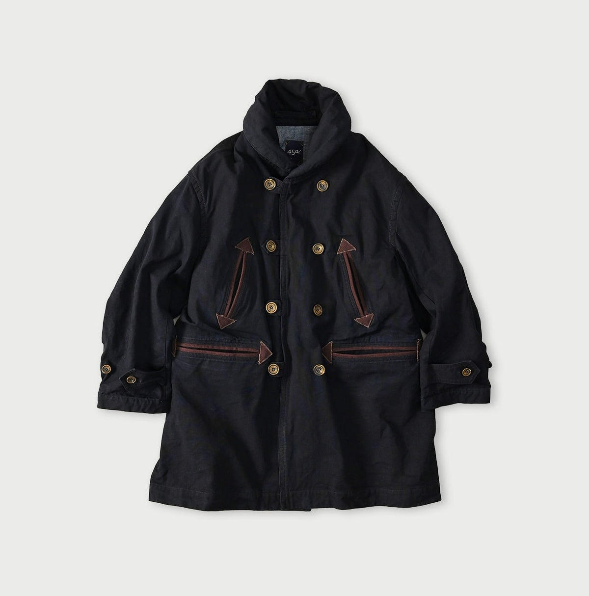 45R Indigo High-Density Duck Canadian Coat