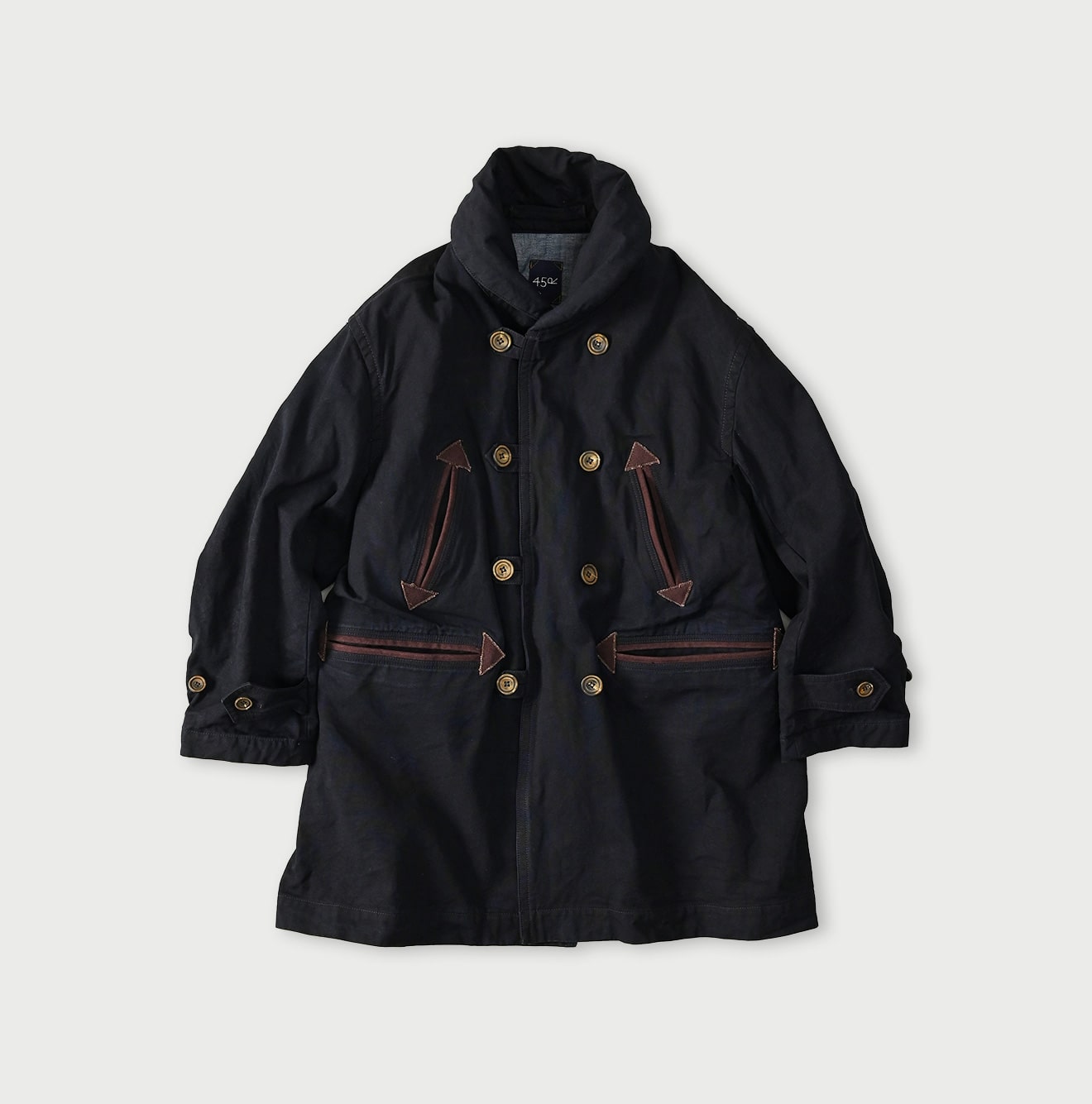 45R Indigo High-Density Duck Canadian Coat