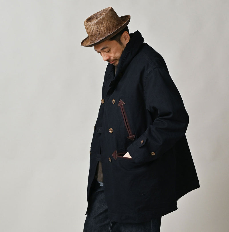 45R Indigo High-Density Duck Canadian Coat