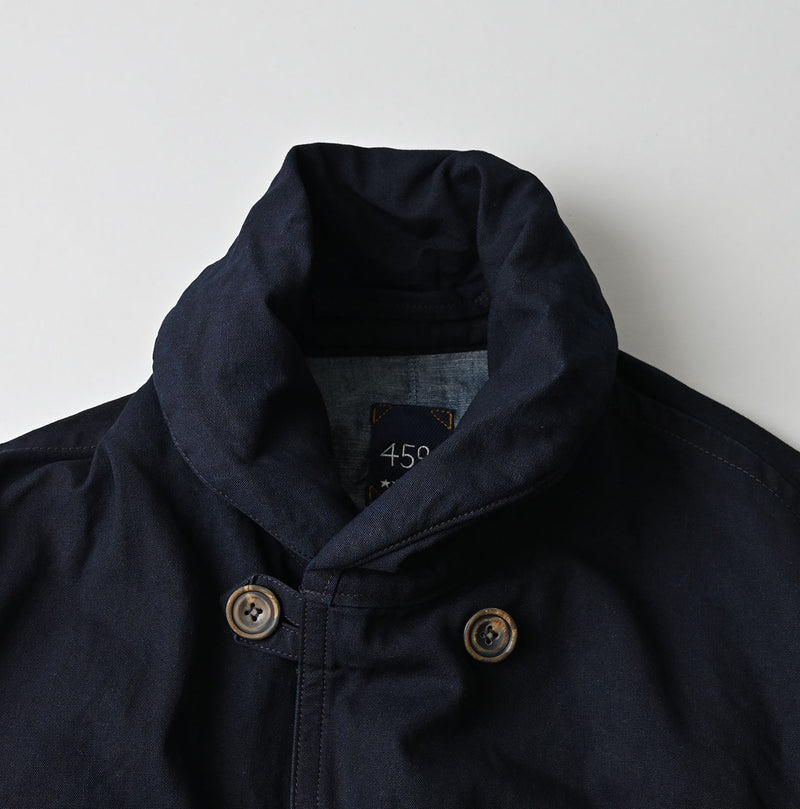 45R Indigo High-Density Duck Canadian Coat