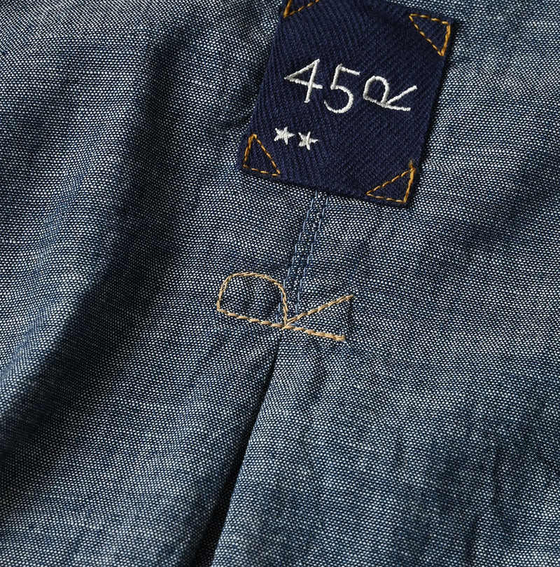 45R Indigo High-Density Duck Canadian Coat