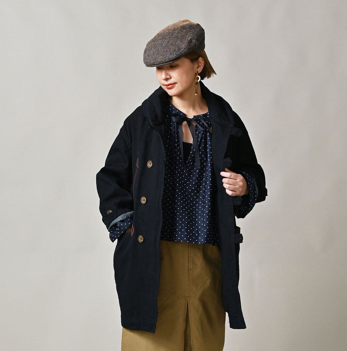 45R Indigo High-Density Duck Canadian Coat