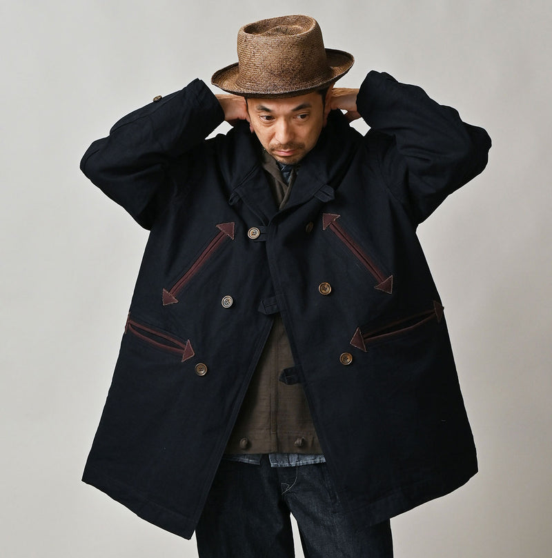 45R Indigo High-Density Duck Canadian Coat