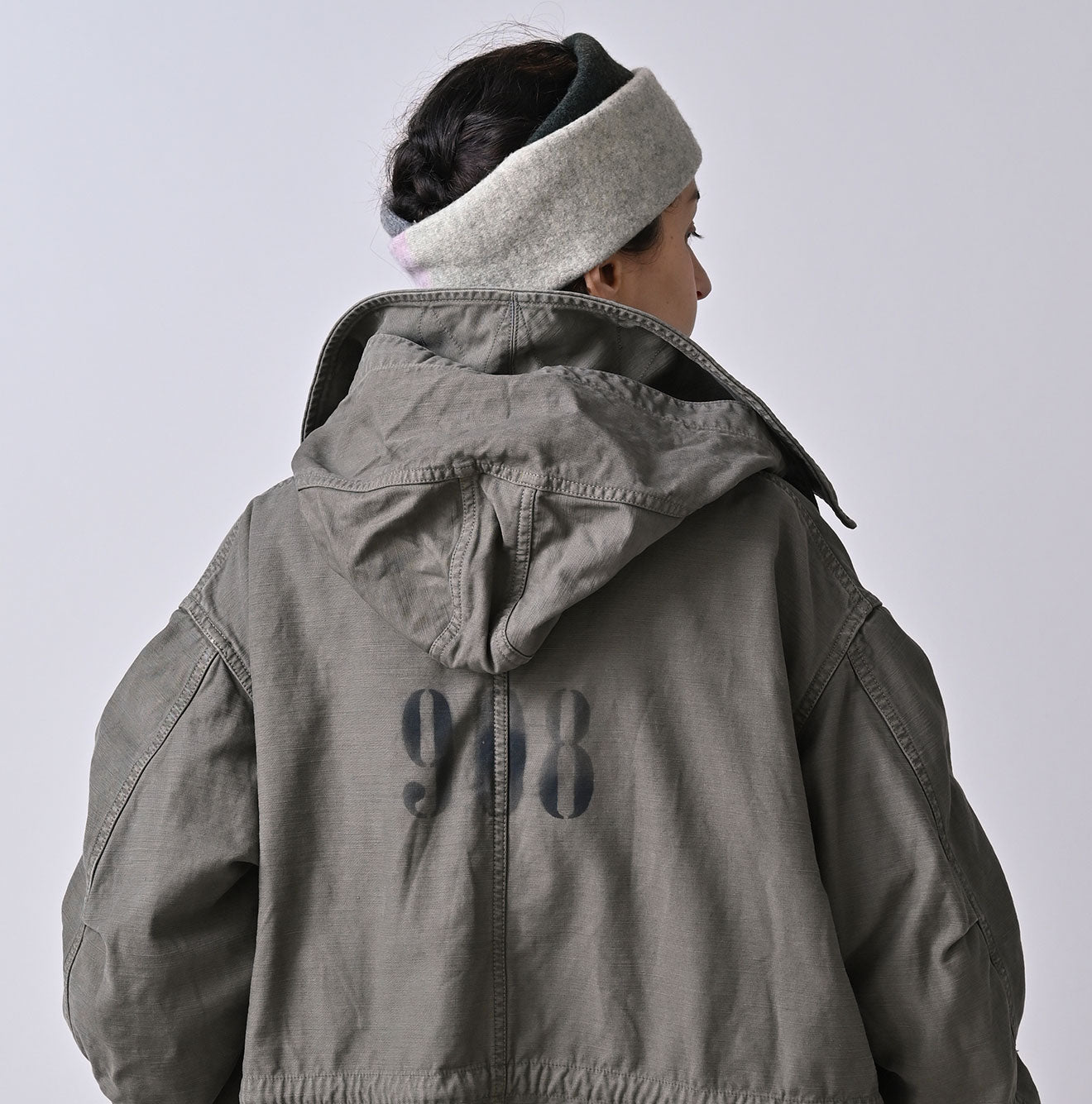 45R Back Sateen × Nylon Fleece 908 Canadian Mods Coat - Image 12