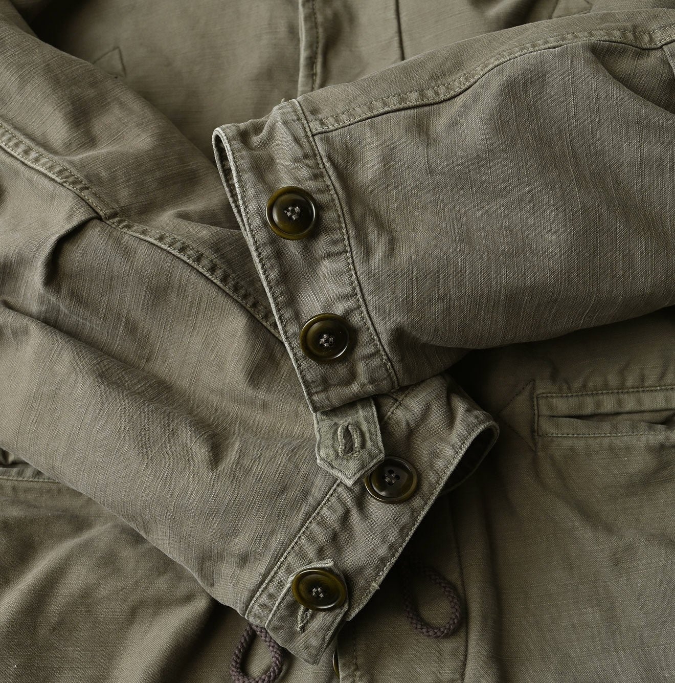 45R Back Sateen × Nylon Fleece 908 Canadian Mods Coat