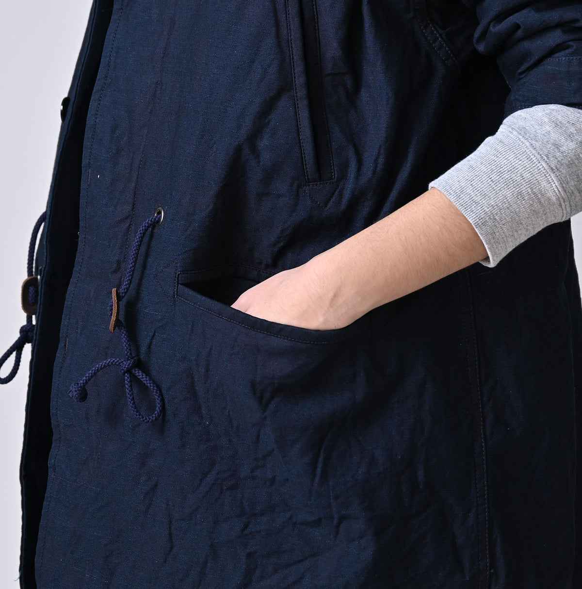 45R Back Sateen × Nylon Fleece 908 Canadian Mods Coat