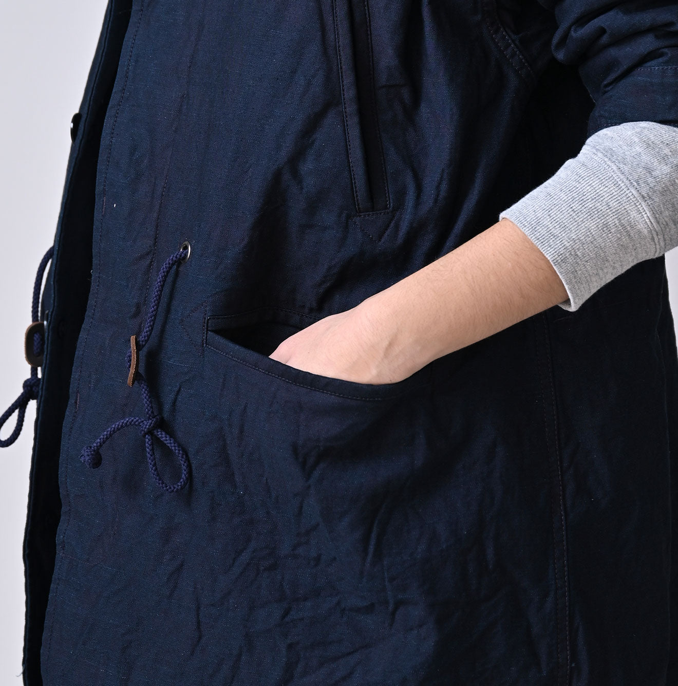 45R Back Sateen × Nylon Fleece 908 Canadian Mods Coat