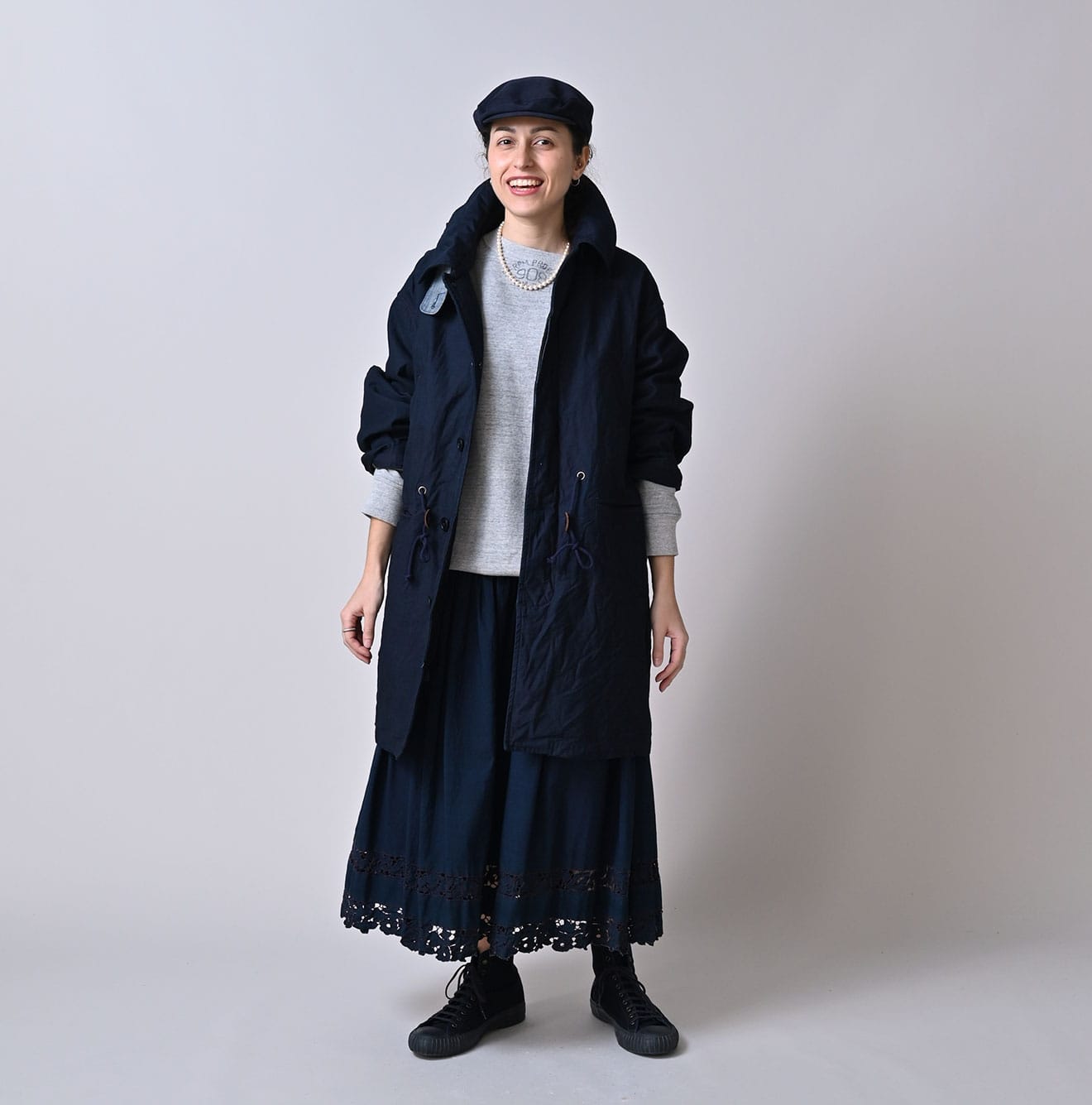 45R Back Sateen × Nylon Fleece 908 Canadian Mods Coat