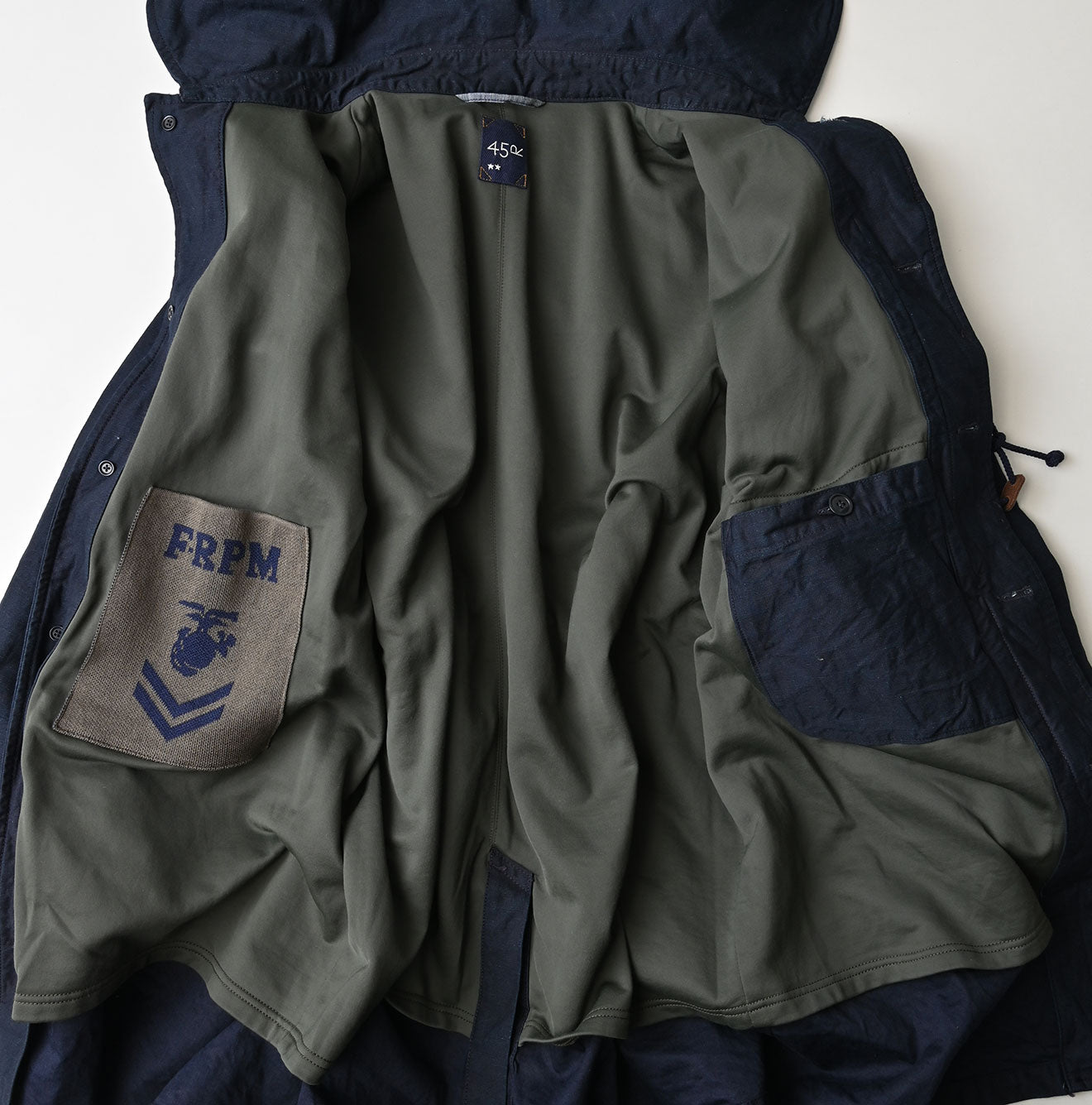 45R Back Sateen × Nylon Fleece 908 Canadian Mods Coat