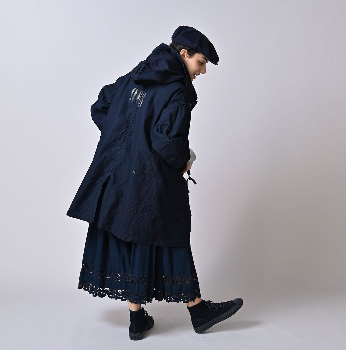 45R Back Sateen × Nylon Fleece 908 Canadian Mods Coat