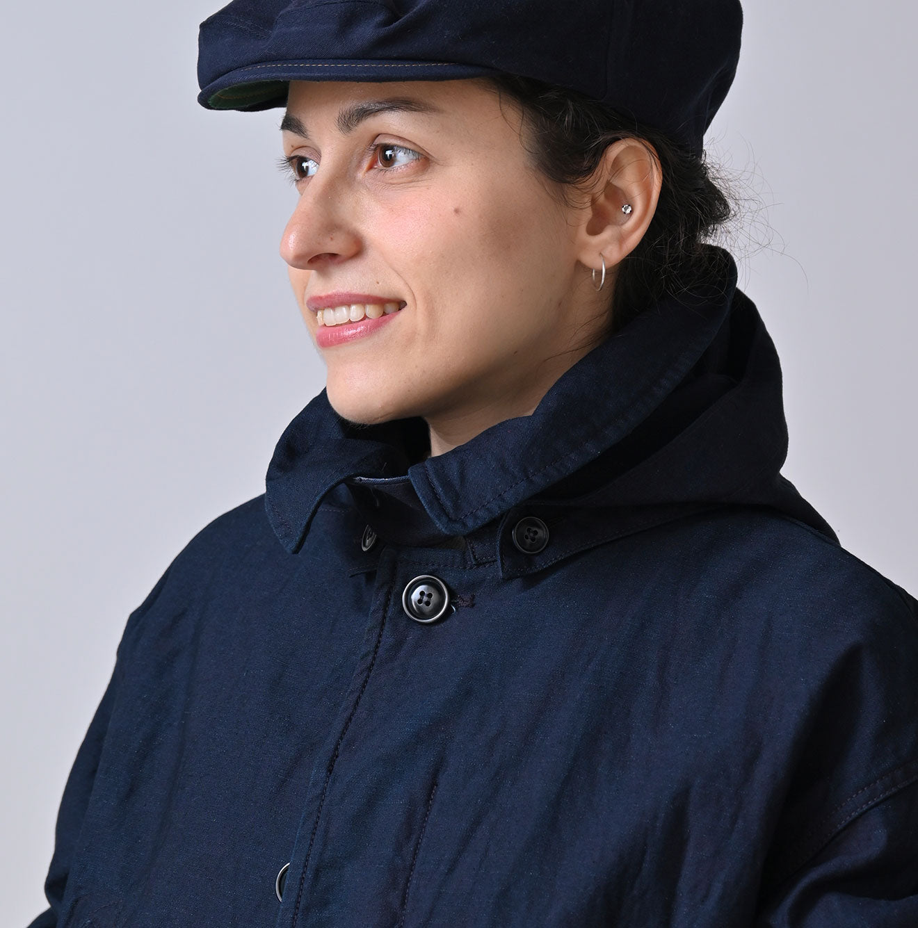 45R Back Sateen × Nylon Fleece 908 Canadian Mods Coat