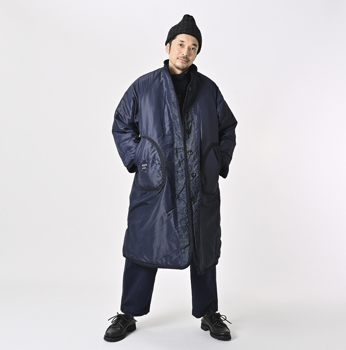 45R 45 Petit Denim Nylon Coat