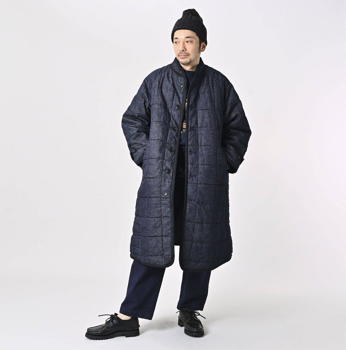 45R 45 Petit Denim Nylon Coat