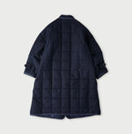 Indigo Oxford Quilt x Nylon Coat (Size 1) - 45R by 45rpm studio