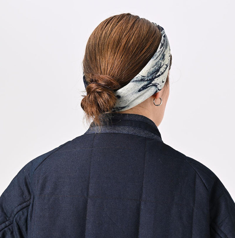 Indigo Oxford Quilt x Nylon Coat (Size 1) - 45R by 45rpm studio - Image 10