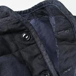 Indigo Oxford Quilt x Nylon Coat (Size 1) - 45R by 45rpm studio