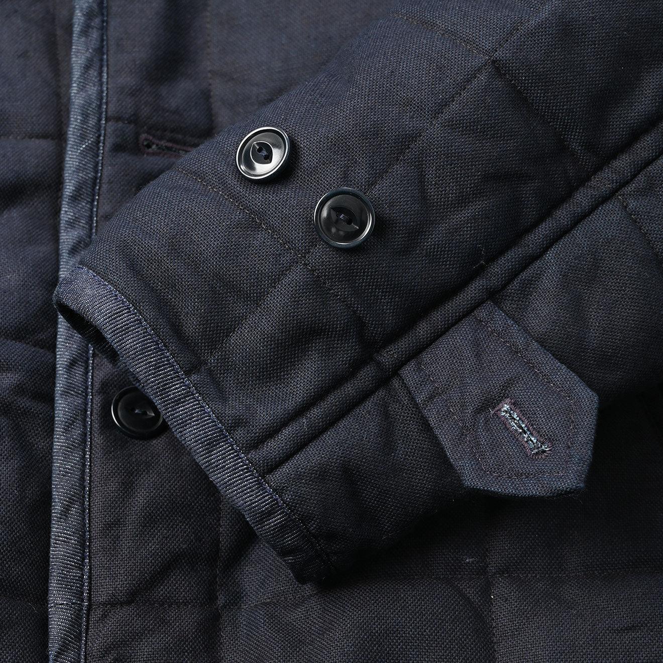 Indigo Oxford Quilt x Nylon Coat (Size 1) – 45R GLOBAL