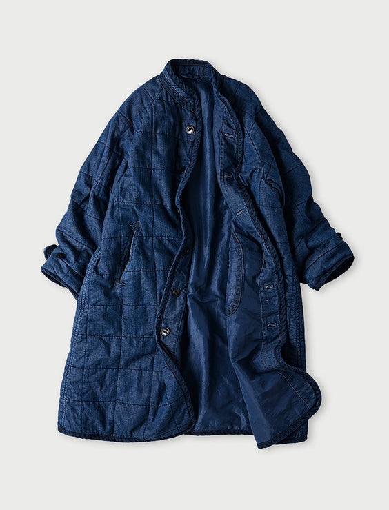 45 Petit Denim Nylon Coat Distressed (Size 1)