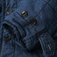 45R 45 Petit Denim Nylon Coat Distressed