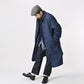 45R 45 Petit Denim Nylon Coat Distressed