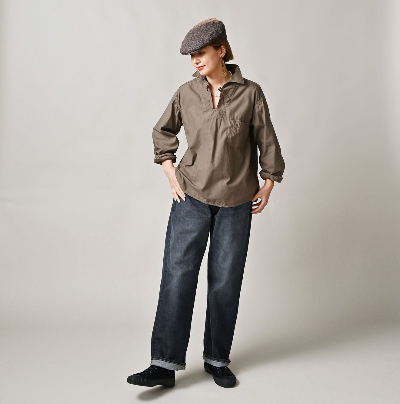 Back Sateen 908 Duffer Shirt | 45R Official Online Store – 45R GLOBAL