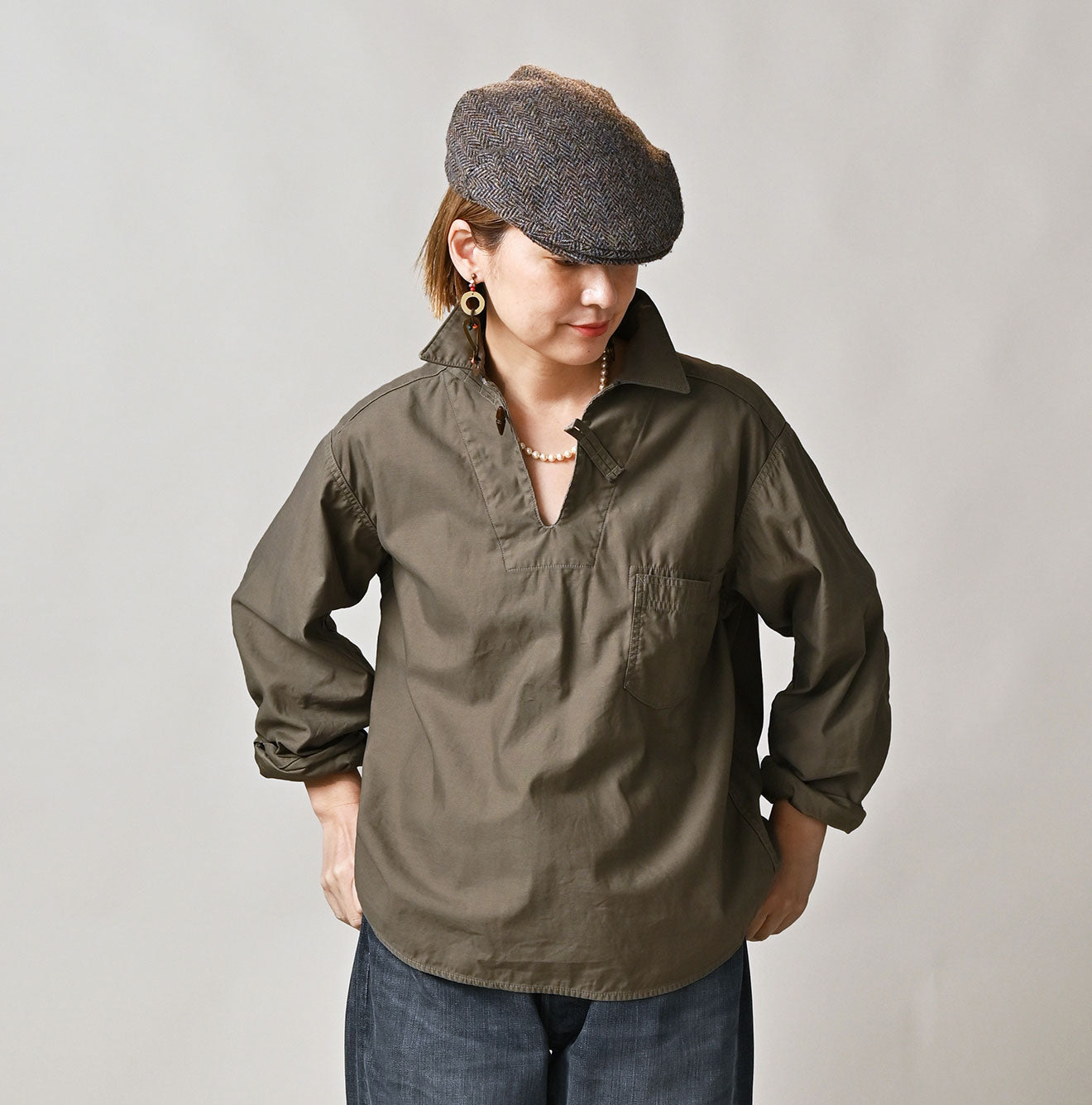 Back Sateen 908 Duffer Shirt | 45R Official Online Store – 45R GLOBAL