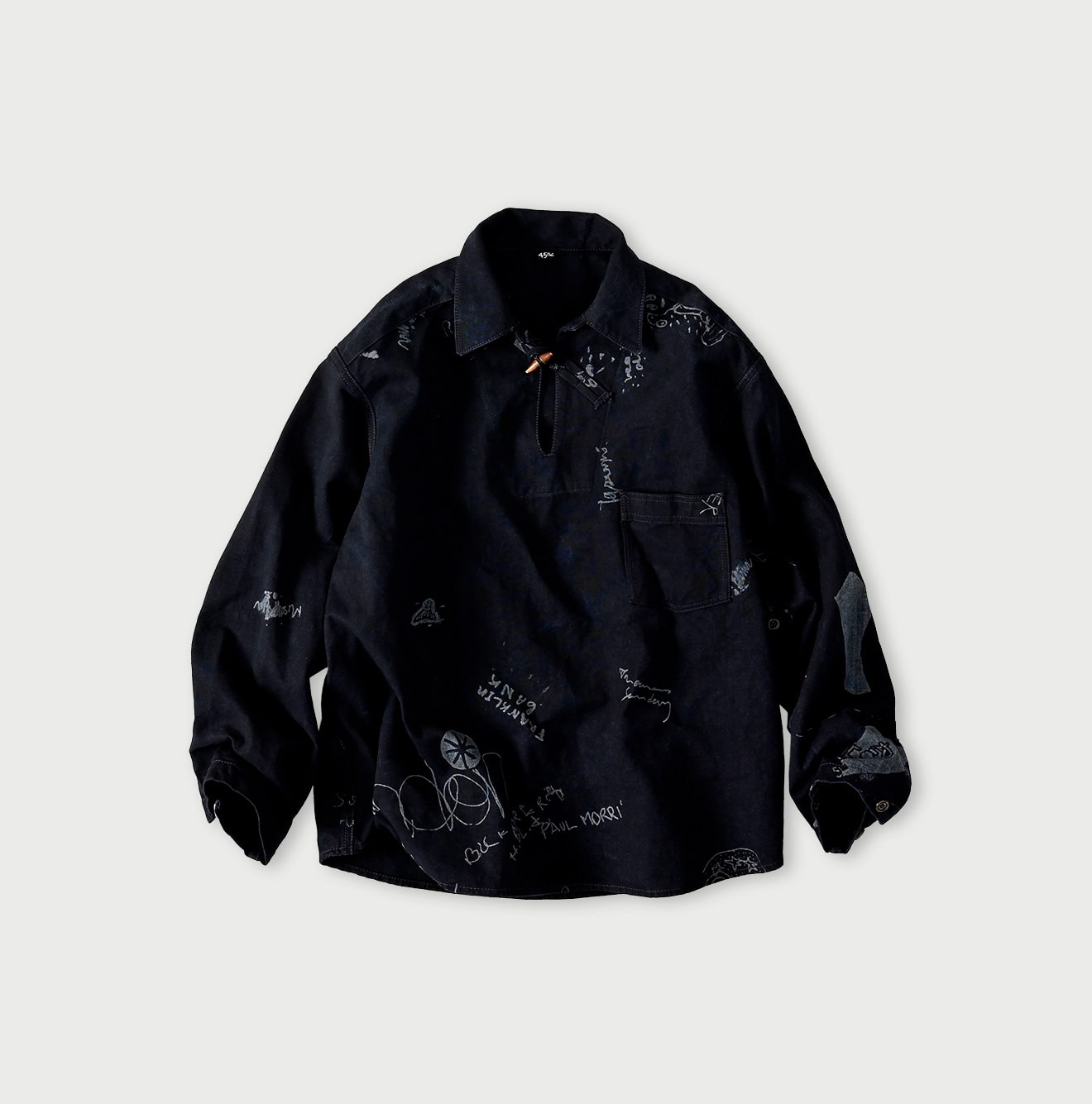 45R Indigo Duck 908 Graffiti Duffer Shirt