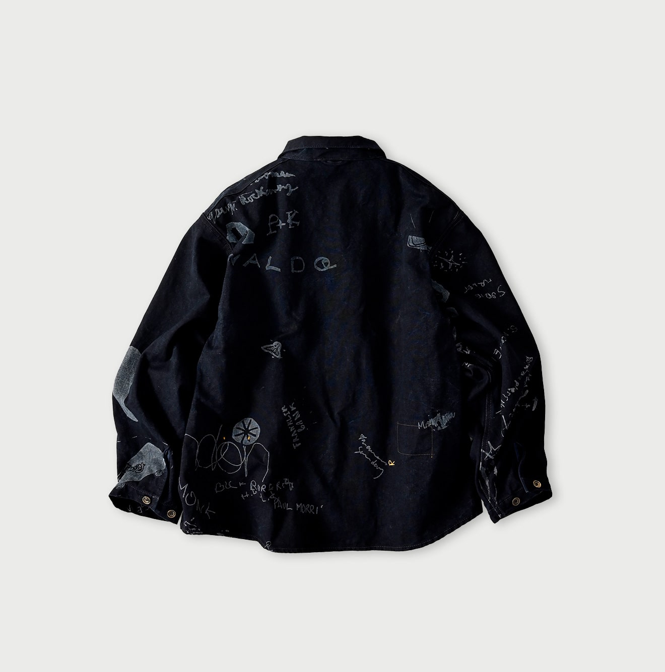 45R Indigo Duck 908 Graffiti Duffer Shirt