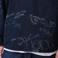 45R Indigo Duck 908 Graffiti Duffer Shirt