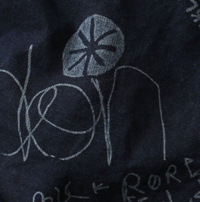 45R Indigo Duck 908 Graffiti Duffer Shirt - Image 20