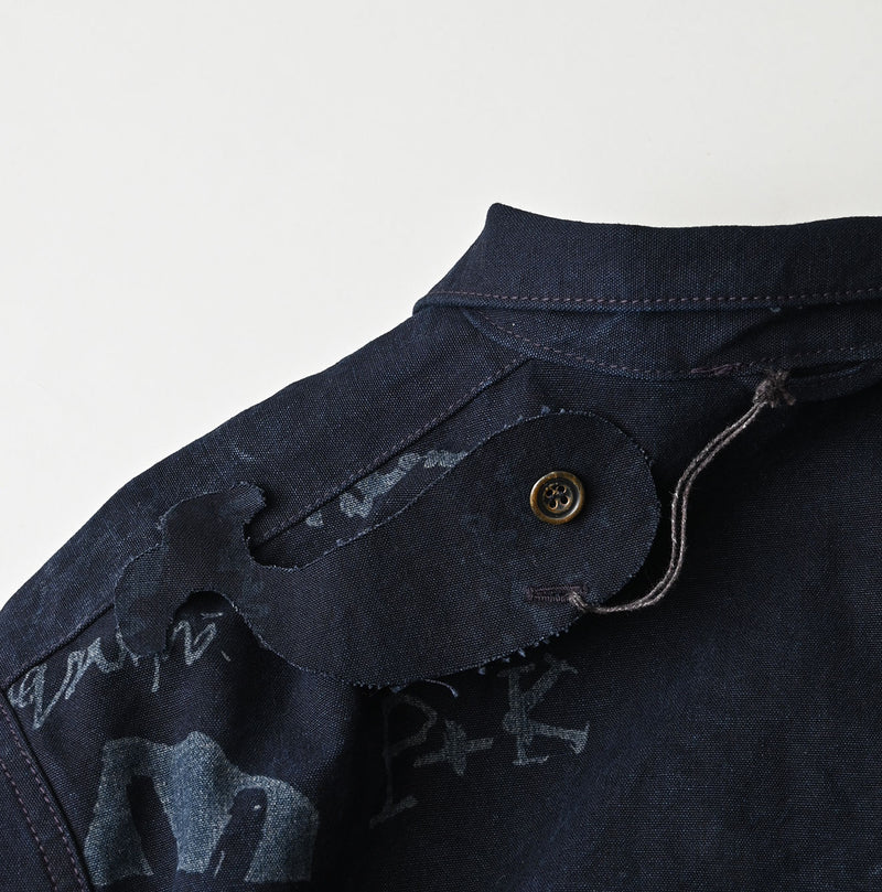 45R Indigo Duck 908 Graffiti Duffer Shirt - Image 22