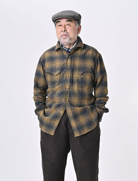 Indigo Zimbabwe Flannel 908 Eastern Shirt