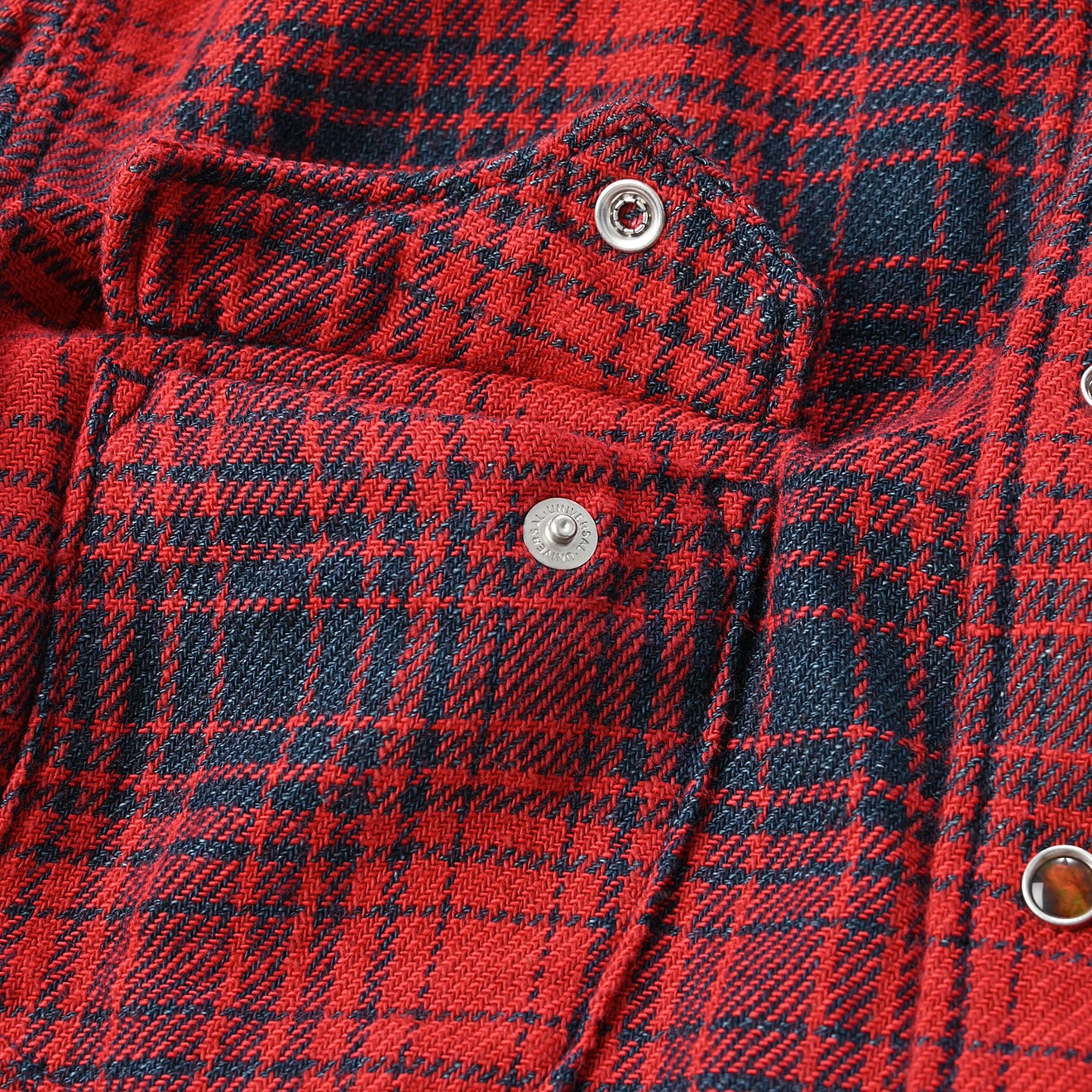 Indigo Zimbabwe Flannel 908 Eastern Shirt - 45R by 45rpm studio