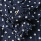 45R Indigo Fuwafuwa Double-woven 908 Dots Pullover Shirt