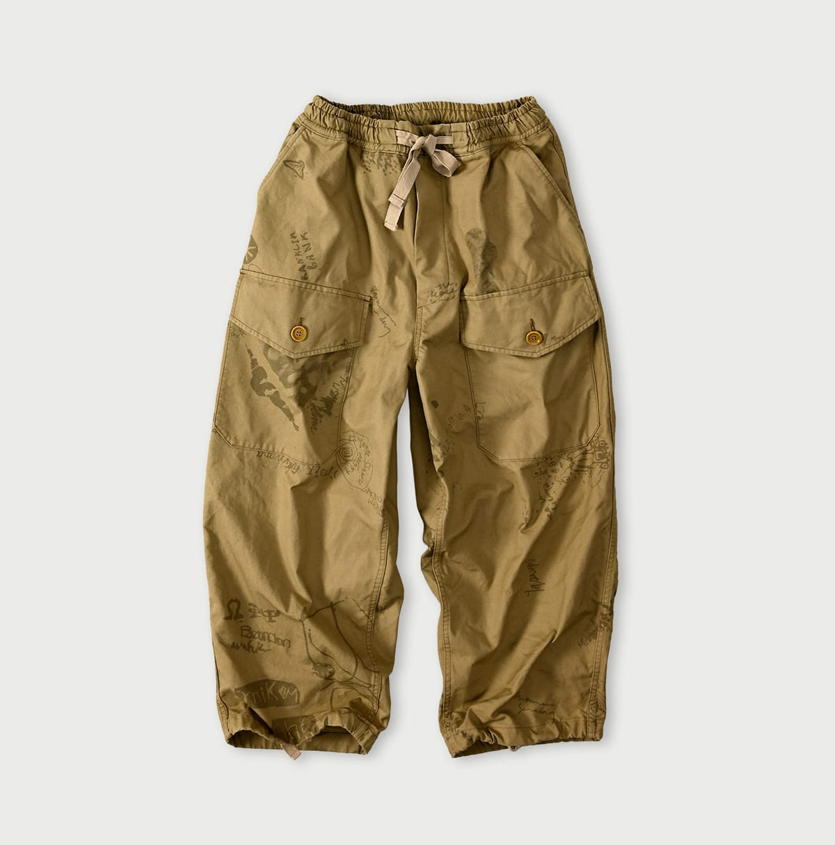 45R Duck 908 Graffiti Tent Pants