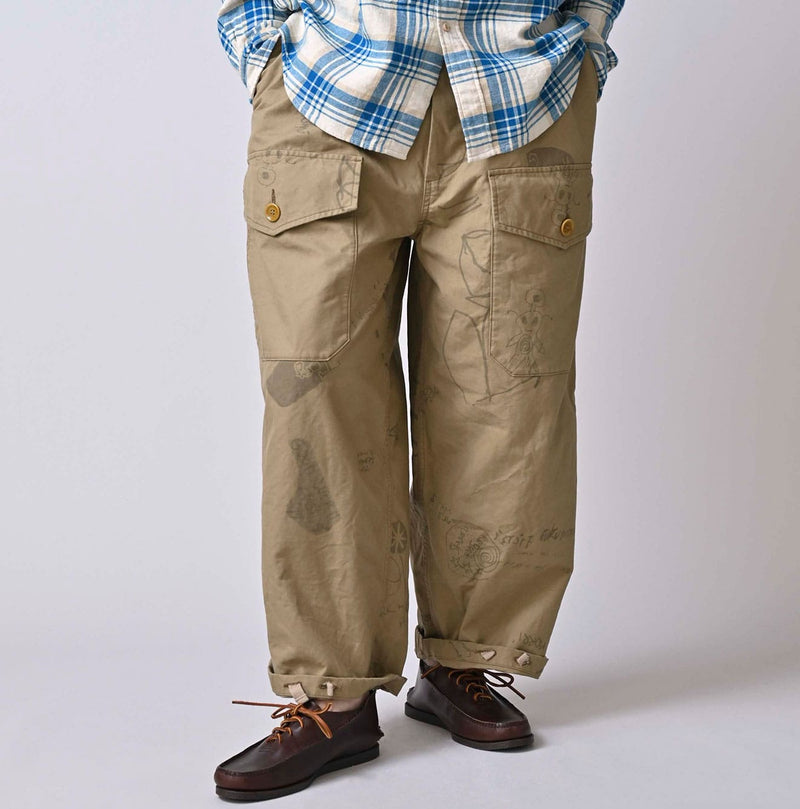 45R Duck 908 Graffiti Tent Pants