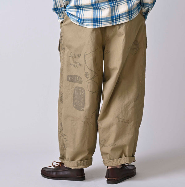 45R Duck 908 Graffiti Tent Pants