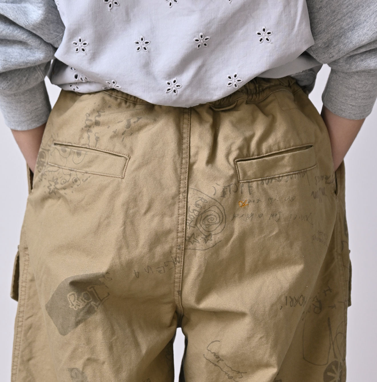 45R Duck 908 Graffiti Tent Pants