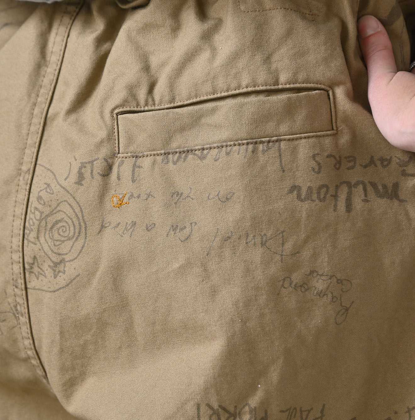 45R Duck 908 Graffiti Tent Pants