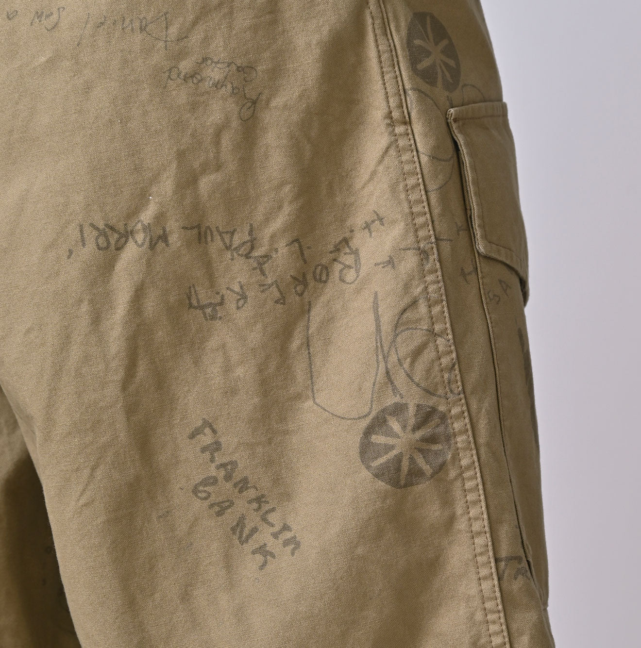 45R Duck 908 Graffiti Tent Pants