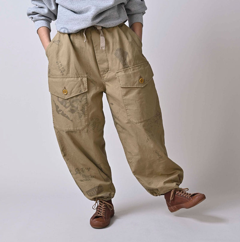 45R Duck 908 Graffiti Tent Pants