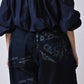 45R Indigo Duck 908 Graffiti Tent Pants