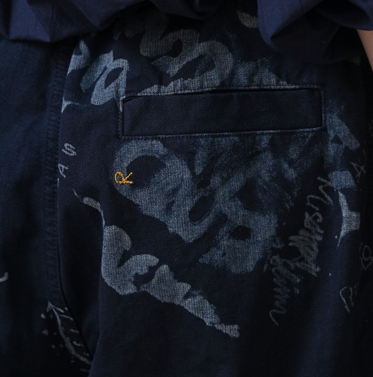 45R Indigo Duck 908 Graffiti Tent Pants