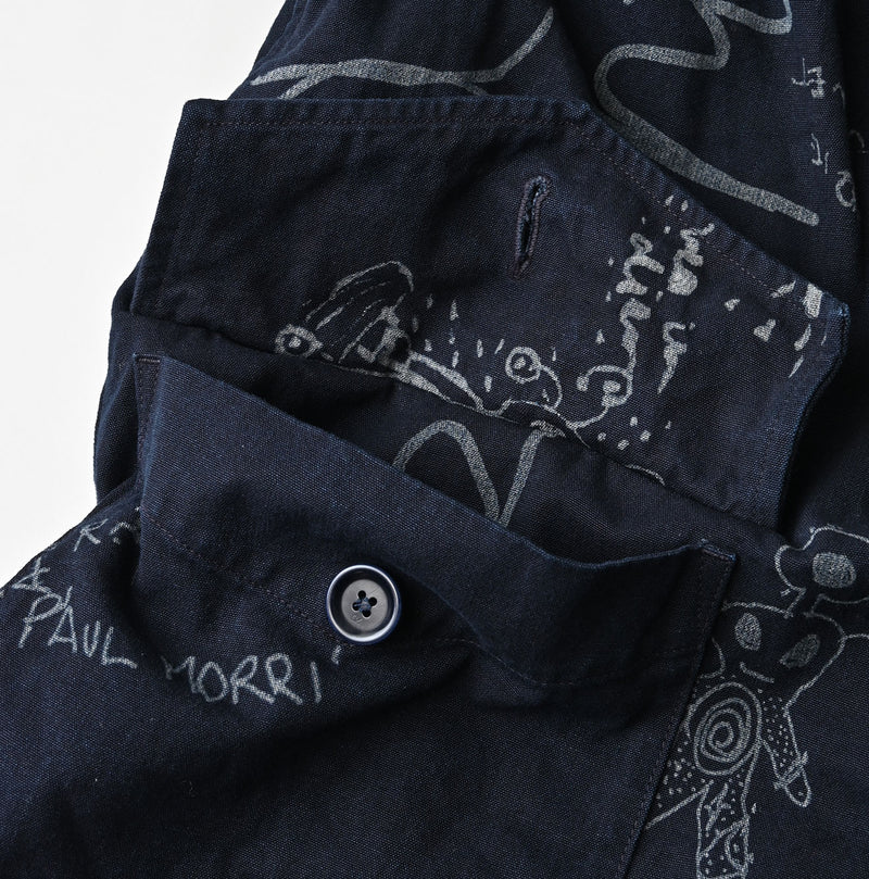 45R Indigo Duck 908 Graffiti Tent Pants - Image 18