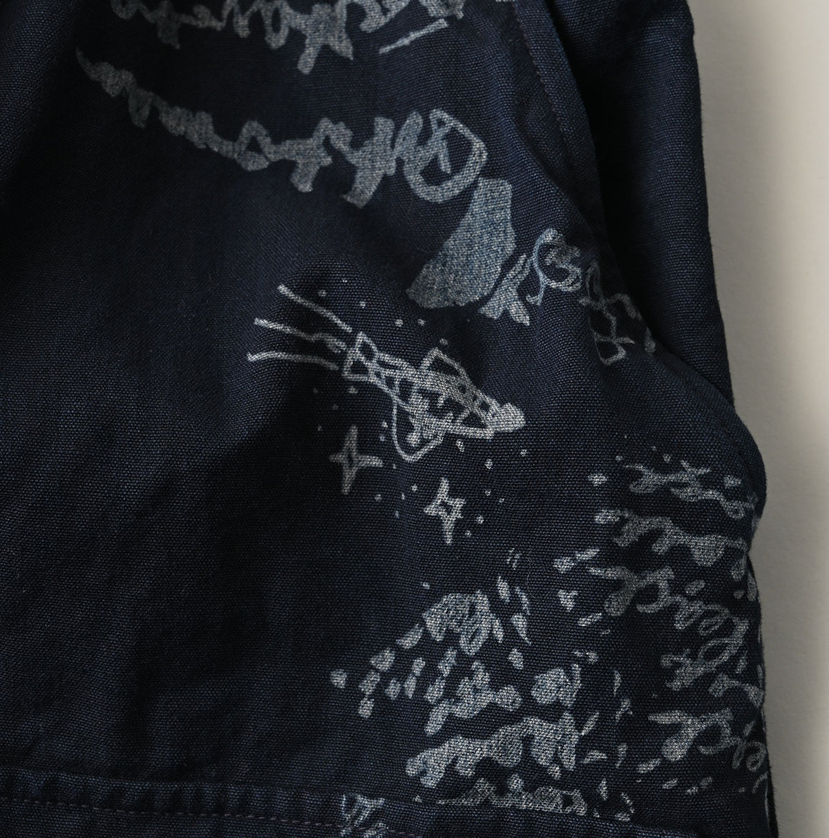 45R Indigo Duck 908 Graffiti Tent Pants