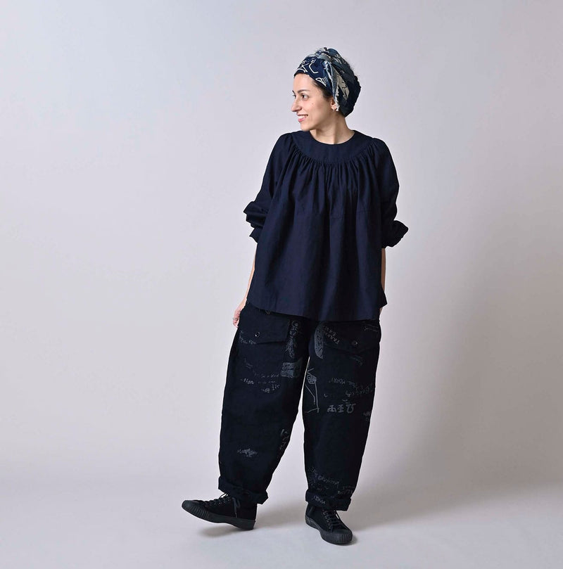 45R Indigo Duck 908 Graffiti Tent Pants - Image 2